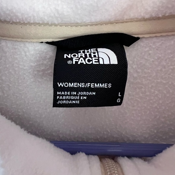 The North Face Beige and White Fleece Pullover - Picture 3 of 6